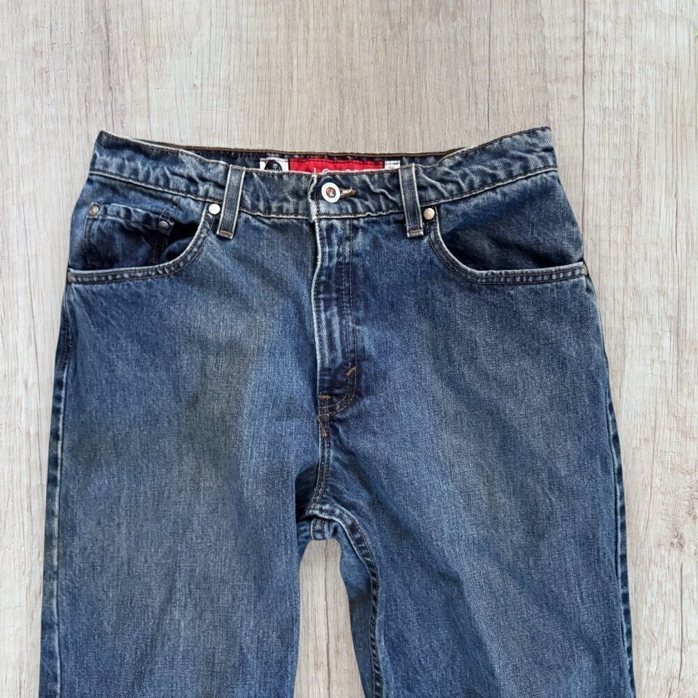 Vintage 90s LEVI'S Silver Tab Loose WPL423 High Waist Denim Jeans Women's 8 - Picture 3 of 9